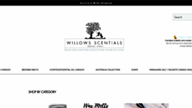 What Willowscandles.com.au website looked like in 2020 (3 years ago)