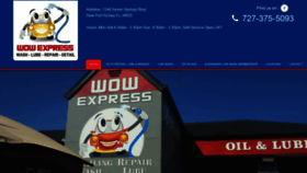 What Wowexpresstrinity.com website looked like in 2020 (3 years ago)
