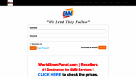 What Worldsmmpanel.com website looked like in 2020 (3 years ago)