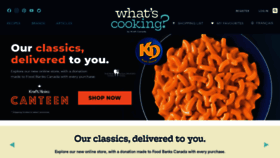 What Whatscookingtv.com website looked like in 2020 (3 years ago)