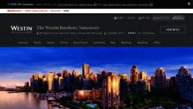 What Westinbayshore.com website looked like in 2020 (3 years ago)