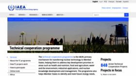 What Www-tc.iaea.org website looked like in 2020 (3 years ago)