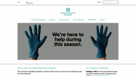 What Westminsterchapel.org.uk website looked like in 2020 (5 years ago)