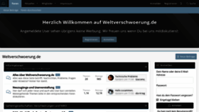What Weltverschwoerung.de website looked like in 2020 (3 years ago)