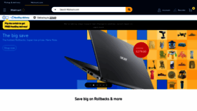 What Wallmart.com website looked like in 2020 (3 years ago)