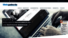 What Webgalaxie.de website looked like in 2020 (3 years ago)