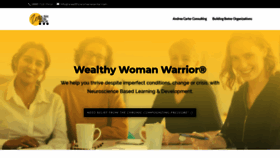 What Wealthywomanwarrior.com website looked like in 2020 (3 years ago)