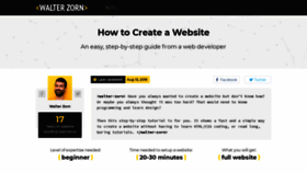 What Walterzorn.com website looked like in 2020 (3 years ago)