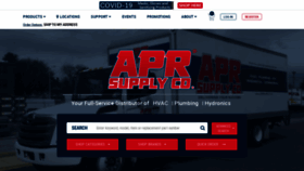 What Woe.aprsupply.com website looked like in 2020 (3 years ago)