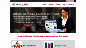 What Webjam2.com website looked like in 2020 (3 years ago)