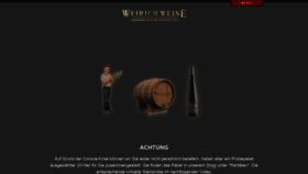 What Weirich-weine.de website looked like in 2020 (3 years ago)