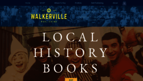 What Walkerville.com website looked like in 2020 (3 years ago)