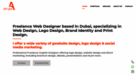 What Webdesignerdubai.me website looked like in 2020 (3 years ago)