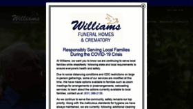 What Williamsfh.com website looked like in 2020 (3 years ago)