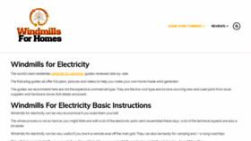 What Windmills-for-electricity-plans.com website looked like in 2020 (3 years ago)