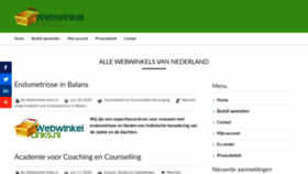 What Webwinkel-links.nl website looked like in 2020 (3 years ago)