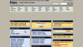 What Witamin.hu website looked like in 2020 (4 years ago)