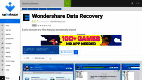 What Wondershare-data-recovery.en.uptodown.com website looked like in 2020 (3 years ago)