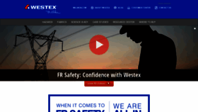 What Westex.com website looked like in 2020 (3 years ago)
