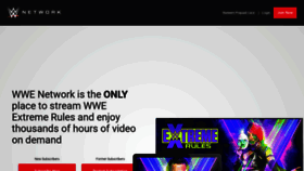 What Wwenetwork.com website looked like in 2020 (3 years ago)