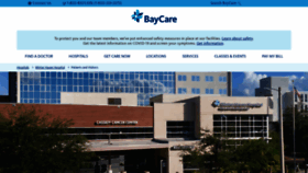 What Winterhavenhospital.org website looked like in 2020 (3 years ago)