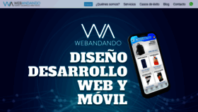 What Webandando.com website looked like in 2020 (3 years ago)