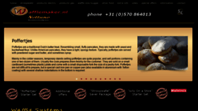 What Wafflemaker.nl website looked like in 2020 (3 years ago)