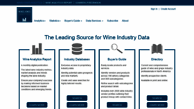 What Winesandvines.com website looked like in 2020 (3 years ago)