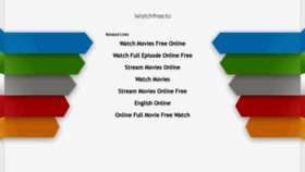 What Watchfree.to website looked like in 2020 (3 years ago)
