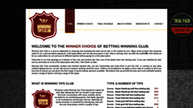What Winningtips.club website looked like in 2020 (3 years ago)