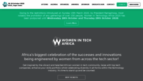 What Women-in-tech-africa-summit.com website looked like in 2020 (3 years ago)