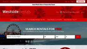 What Westsiderentals.com website looked like in 2020 (3 years ago)