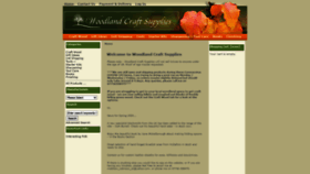 What Woodlandcraftsupplies.co.uk website looked like in 2020 (3 years ago)
