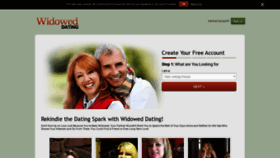What Widoweddating.com website looked like in 2020 (3 years ago)