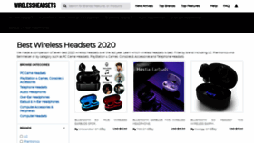 What Wirelessheadsets.biz website looked like in 2020 (3 years ago)