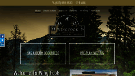 What Wingfook.com website looked like in 2020 (3 years ago)