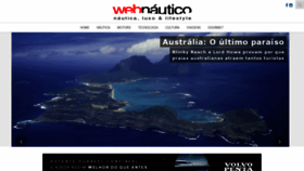 What Webnautico.com.br website looked like in 2020 (4 years ago)