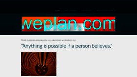 What Weplan.com website looked like in 2020 (3 years ago)