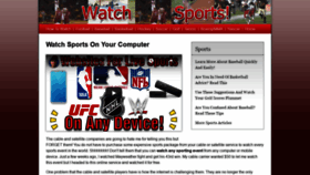 What Watchlivesports.me website looked like in 2020 (3 years ago)