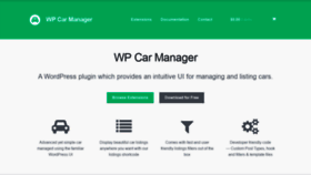 What Wpcarmanager.com website looked like in 2020 (3 years ago)