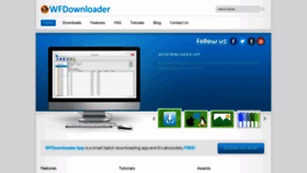 What Wfdownloader.xyz website looked like in 2020 (3 years ago)