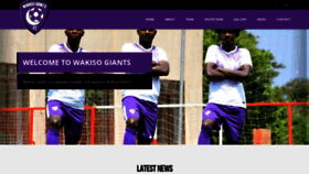 What Wakisogiantsfc.com website looked like in 2020 (3 years ago)
