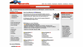 What Webinserate.eu website looked like in 2020 (3 years ago)