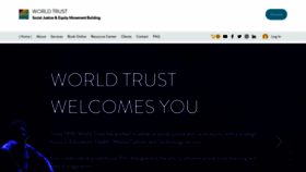 What World-trust.org website looked like in 2020 (3 years ago)