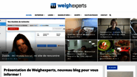 What Weighexperts.com website looked like in 2020 (3 years ago)