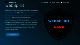 What Websploit.org website looked like in 2020 (4 years ago)