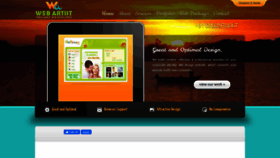 What Webartist.in website looked like in 2020 (3 years ago)