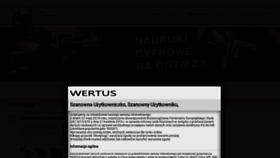 What Wertus.com website looked like in 2020 (3 years ago)