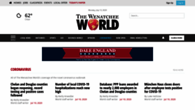 What Wenatcheeworld.com website looked like in 2020 (3 years ago)