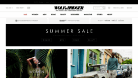 What Wolfandbadger.com website looked like in 2020 (3 years ago)